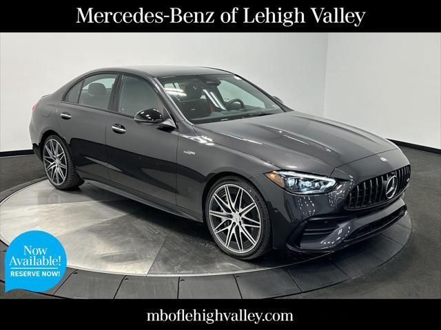 new 2025 Mercedes-Benz AMG C 43 car, priced at $72,770