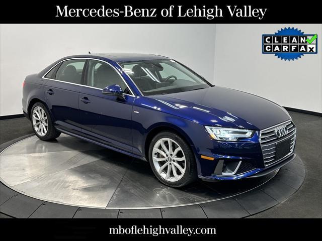 used 2019 Audi A4 car, priced at $23,500