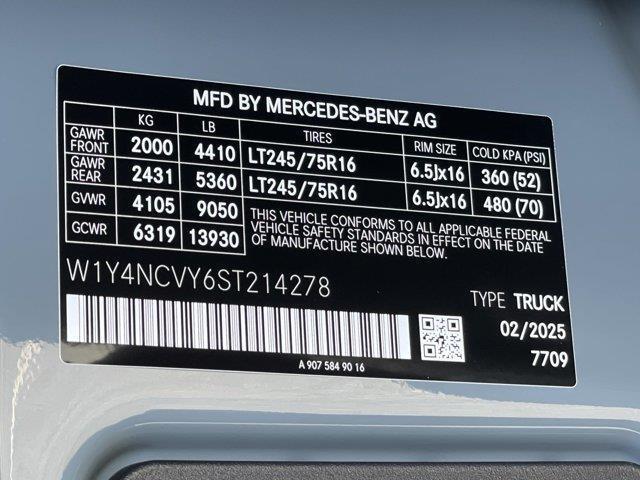 new 2025 Mercedes-Benz Sprinter 2500 car, priced at $74,785