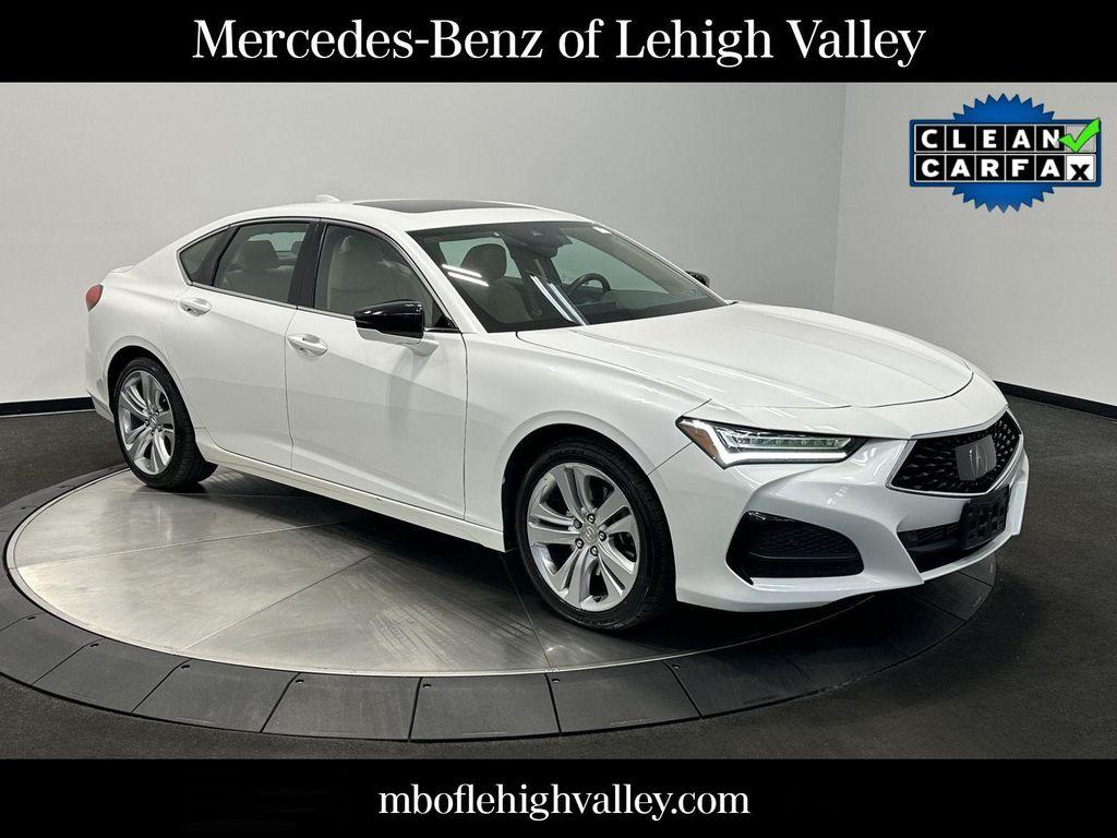 used 2021 Acura TLX car, priced at $27,900