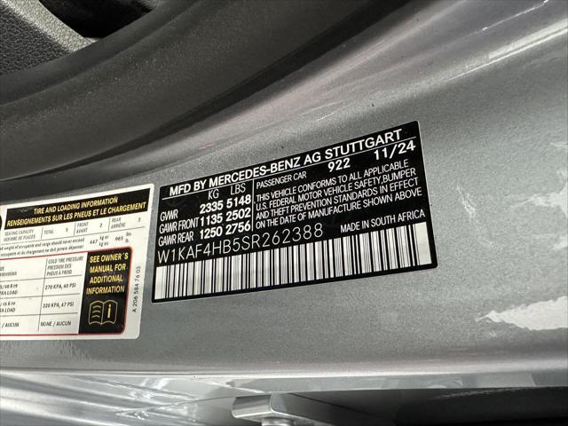 used 2025 Mercedes-Benz C-Class car, priced at $52,600