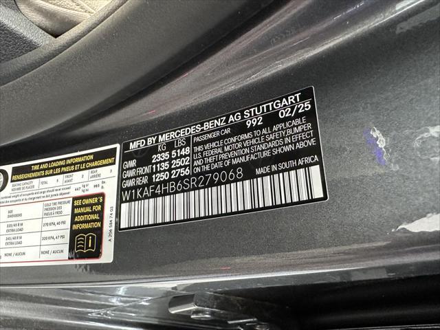 new 2025 Mercedes-Benz C-Class car, priced at $56,835