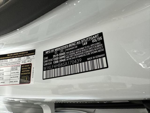 new 2025 Mercedes-Benz E-Class car, priced at $73,190