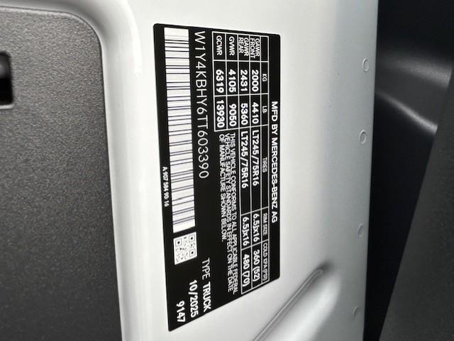 new 2026 Mercedes-Benz Sprinter 2500 car, priced at $62,591