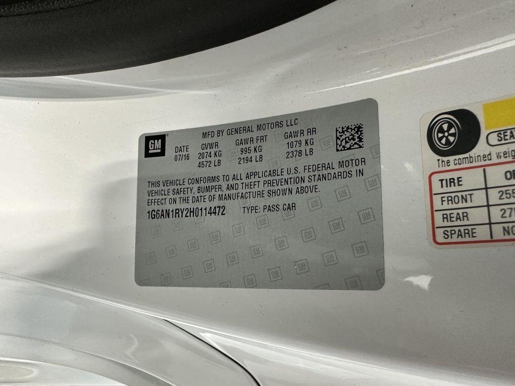 used 2017 Cadillac ATS car, priced at $46,900