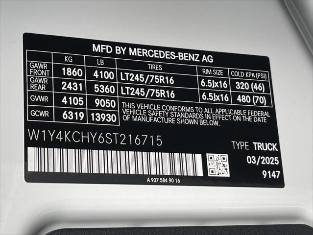 new 2025 Mercedes-Benz Sprinter 2500 car, priced at $65,974