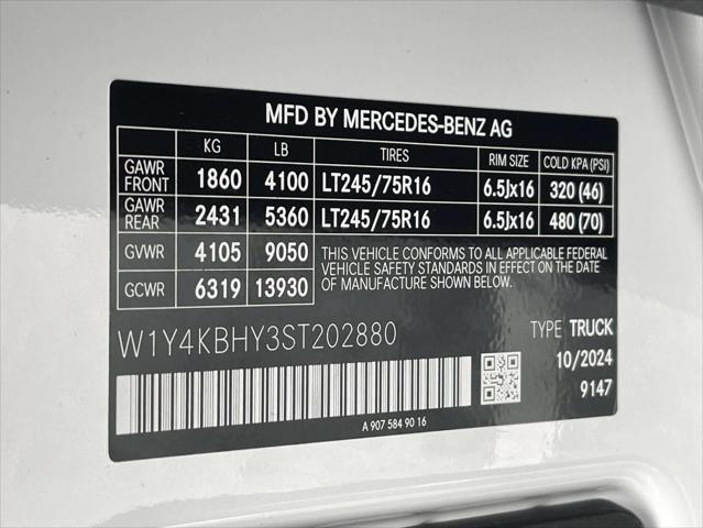 new 2025 Mercedes-Benz Sprinter 2500 car, priced at $60,183