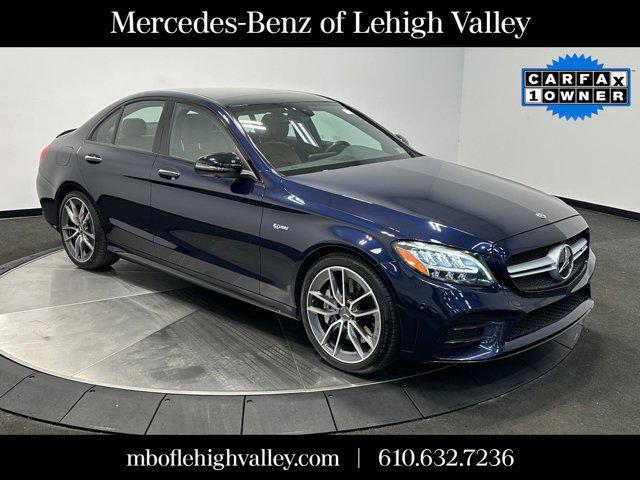 used 2020 Mercedes-Benz AMG C 43 car, priced at $36,500