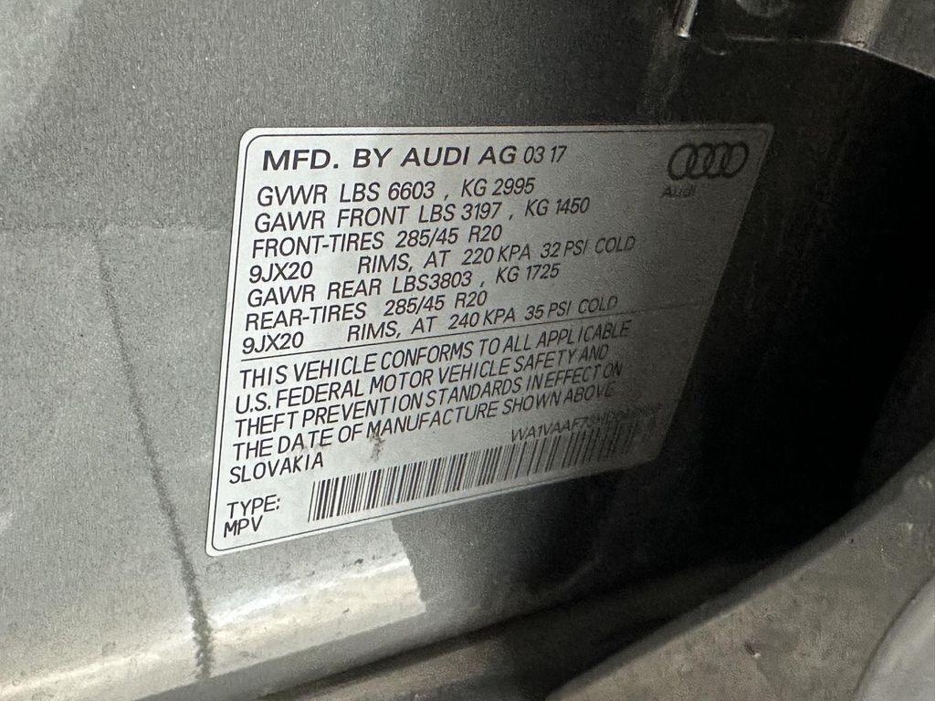 used 2017 Audi Q7 car, priced at $19,800