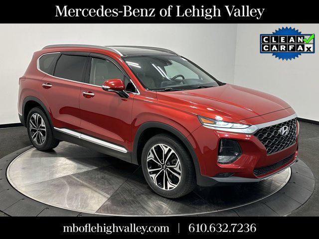 used 2019 Hyundai Santa Fe car, priced at $21,000