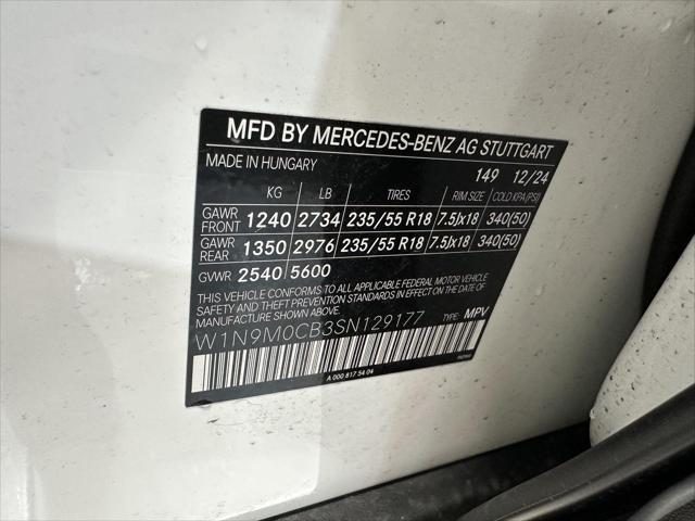 used 2025 Mercedes-Benz EQB 250 car, priced at $44,900