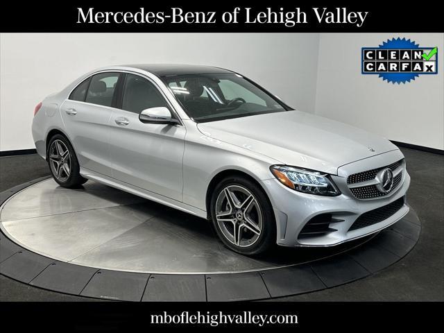 used 2021 Mercedes-Benz C-Class car, priced at $26,900