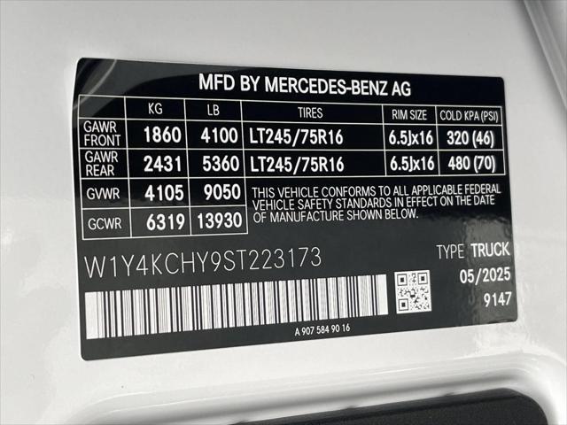 new 2025 Mercedes-Benz Sprinter 2500 car, priced at $65,173