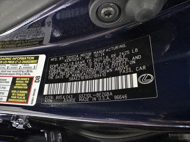 used 2025 Lexus ES 350 car, priced at $49,500