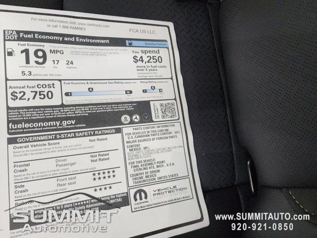 new 2025 Ram 1500 car, priced at $71,597