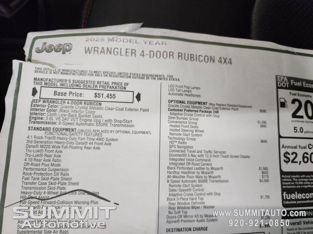 new 2025 Jeep Wrangler car, priced at $59,947