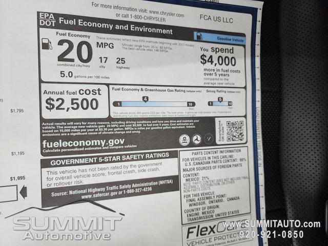 new 2026 Chrysler Pacifica car, priced at $51,225