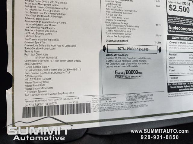 new 2025 Jeep Grand Cherokee L car, priced at $50,413