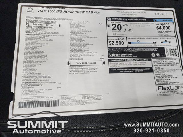 new 2026 Ram 1500 car, priced at $52,239