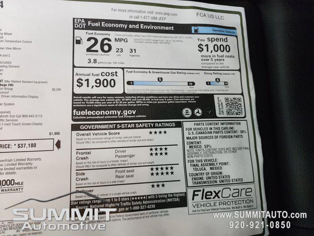 new 2026 Jeep Compass car, priced at $34,880