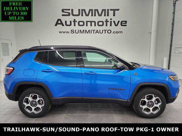 used 2022 Jeep Compass car, priced at $24,999