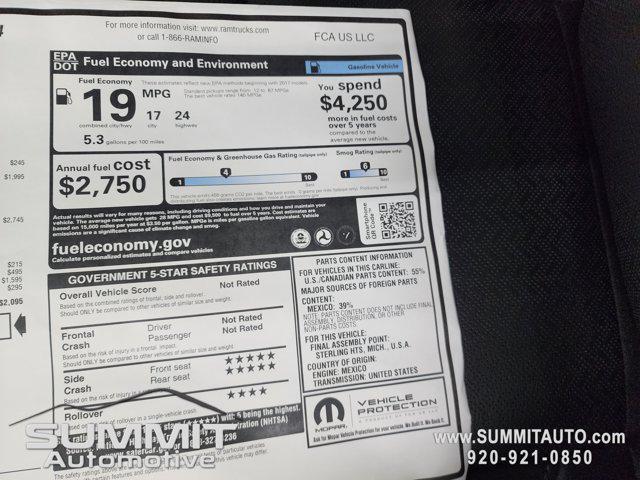 new 2025 Ram 1500 car, priced at $63,173