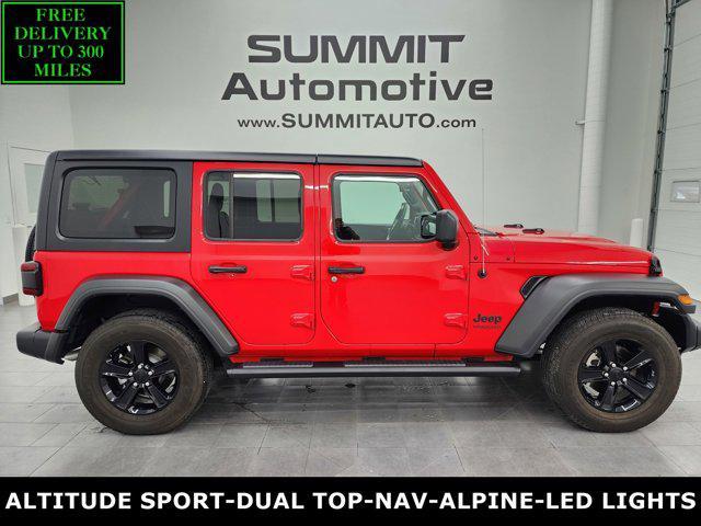 used 2021 Jeep Wrangler Unlimited car, priced at $33,999