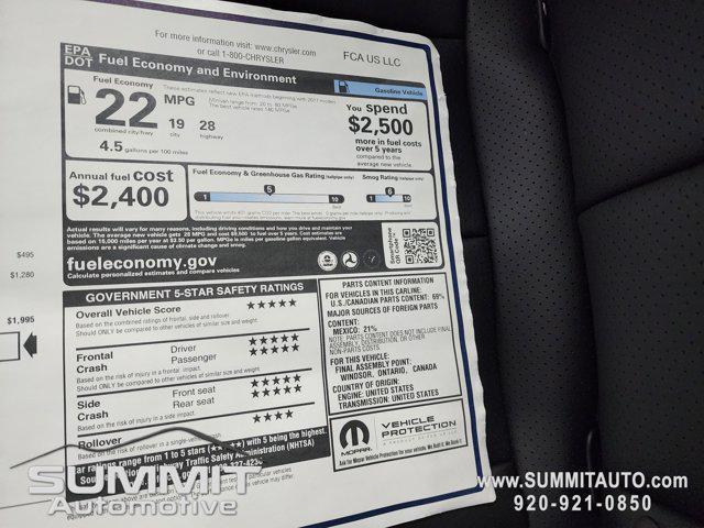 new 2025 Chrysler Pacifica car, priced at $42,603