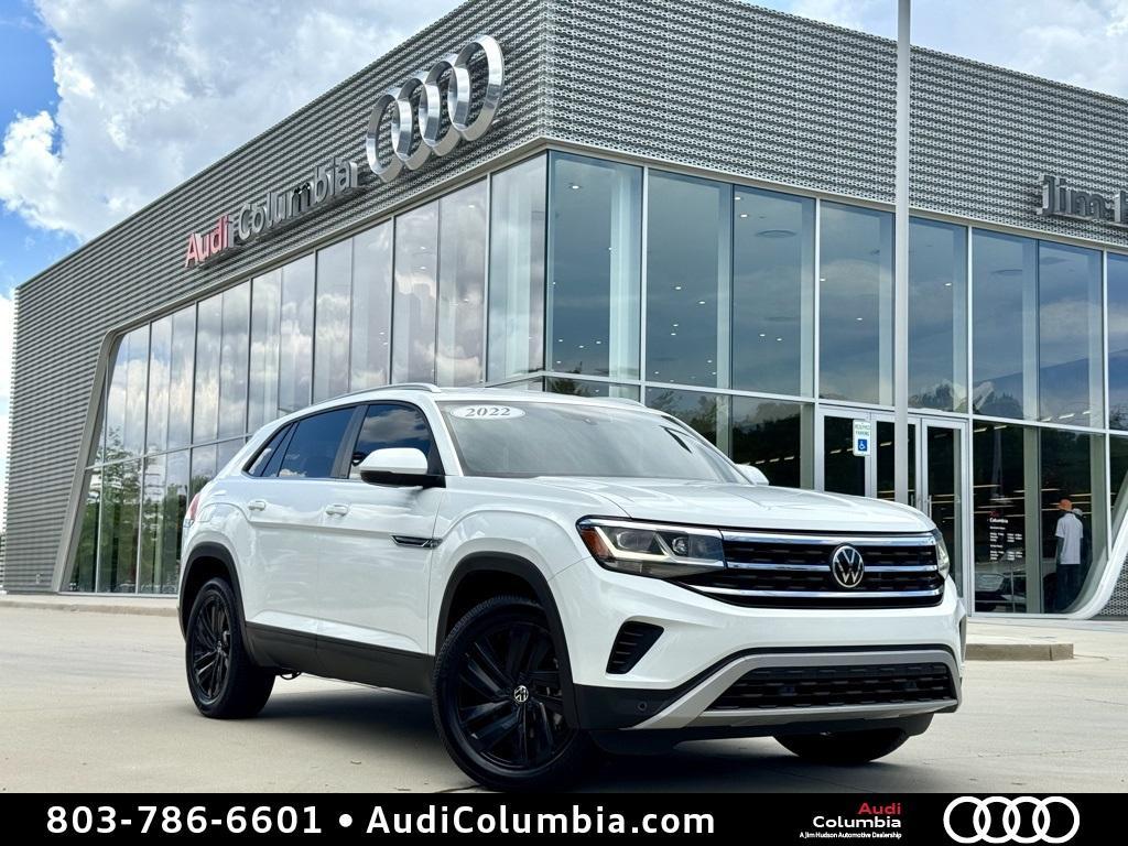 used 2022 Volkswagen Atlas Cross Sport car, priced at $23,995