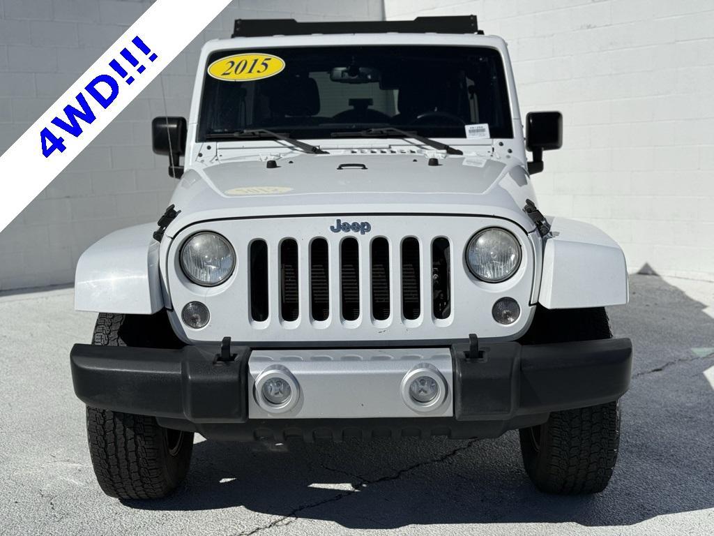 used 2015 Jeep Wrangler Unlimited car, priced at $17,469