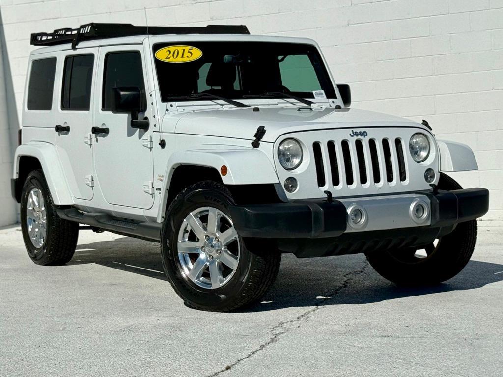 used 2015 Jeep Wrangler Unlimited car, priced at $17,469