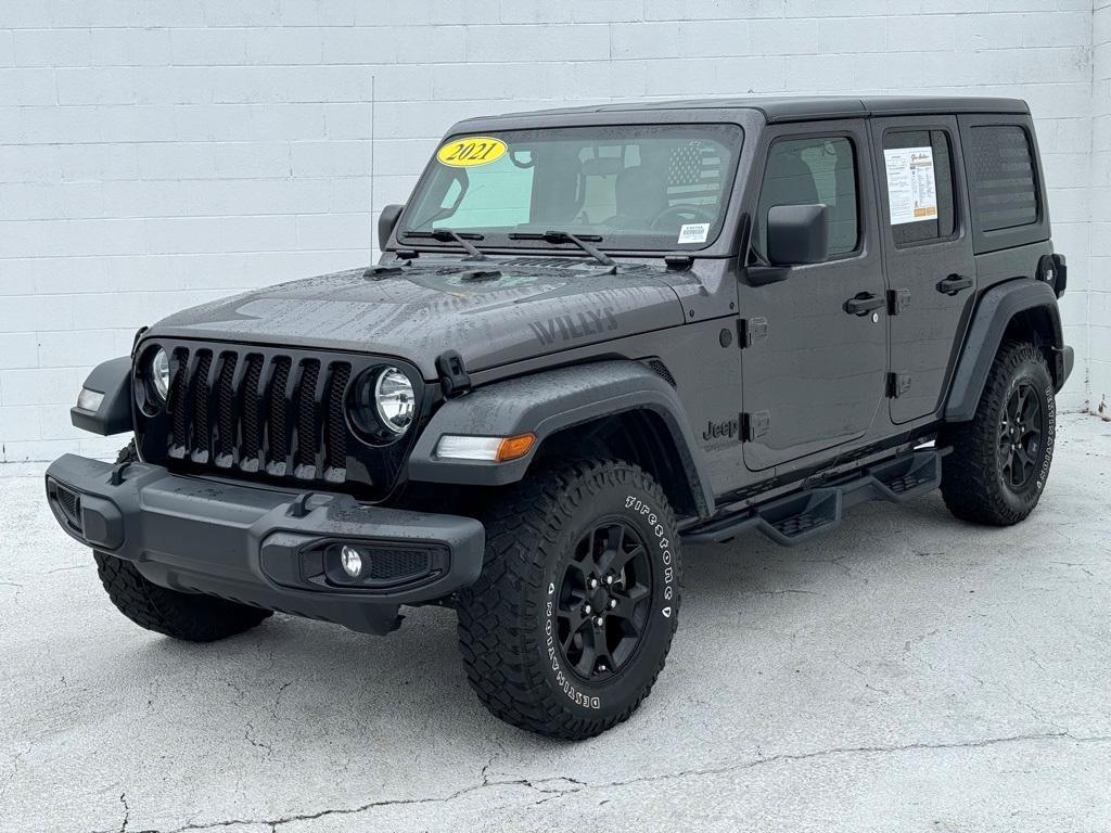 used 2021 Jeep Wrangler Unlimited car, priced at $30,993