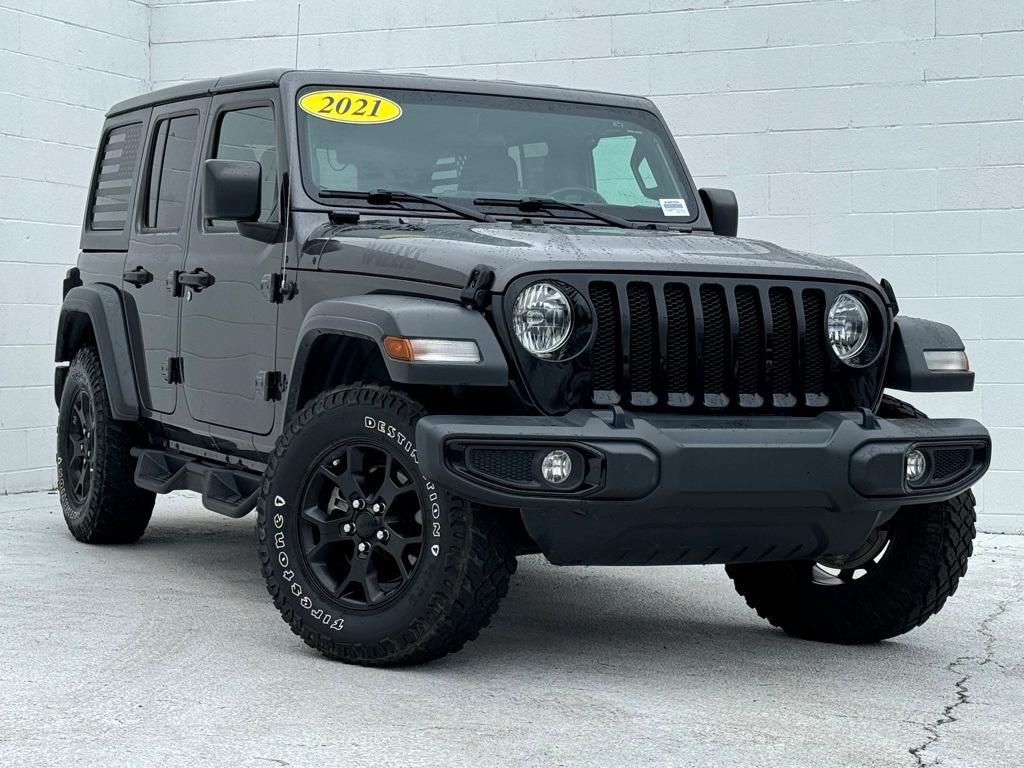 used 2021 Jeep Wrangler Unlimited car, priced at $30,993