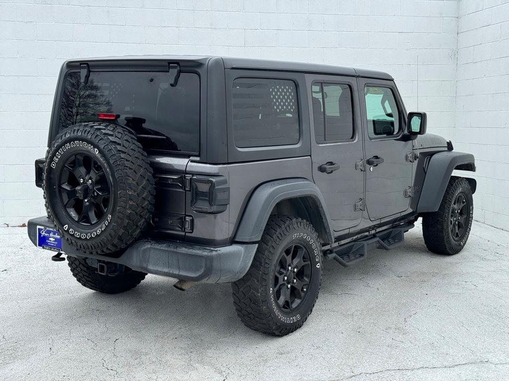 used 2021 Jeep Wrangler Unlimited car, priced at $30,993