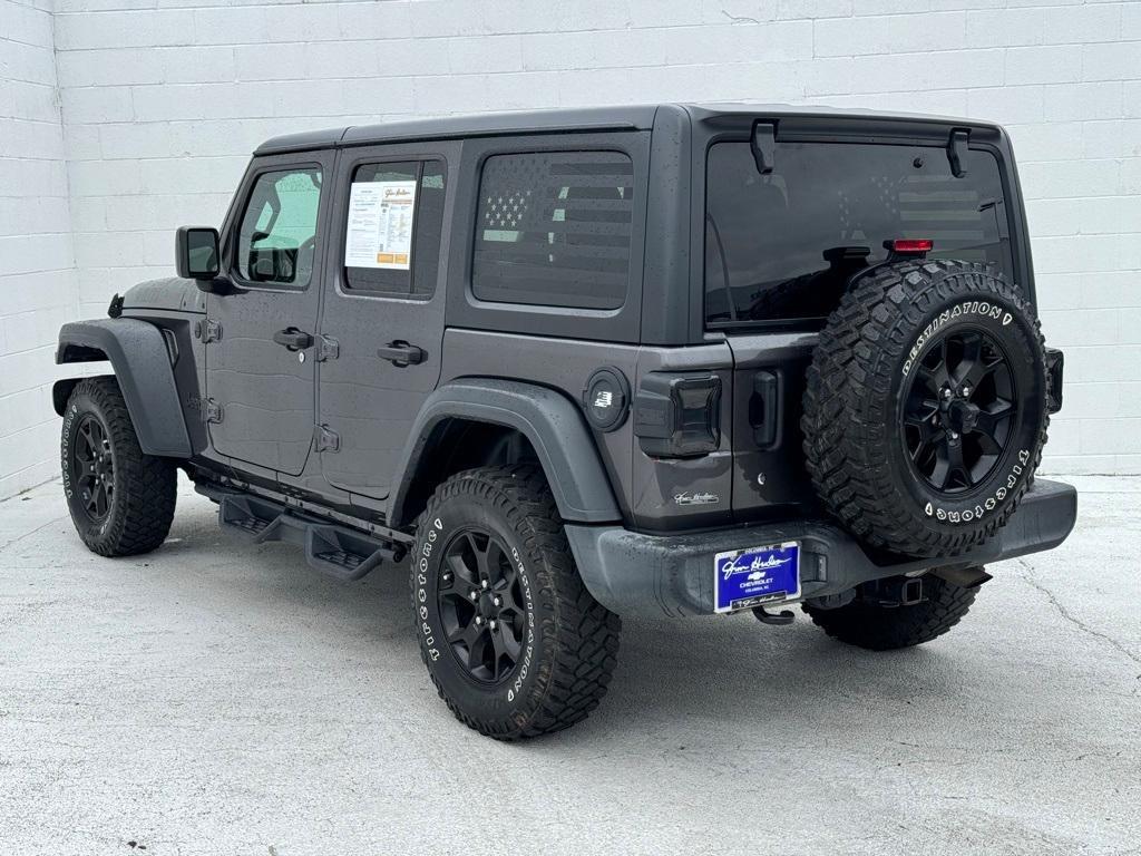 used 2021 Jeep Wrangler Unlimited car, priced at $30,993