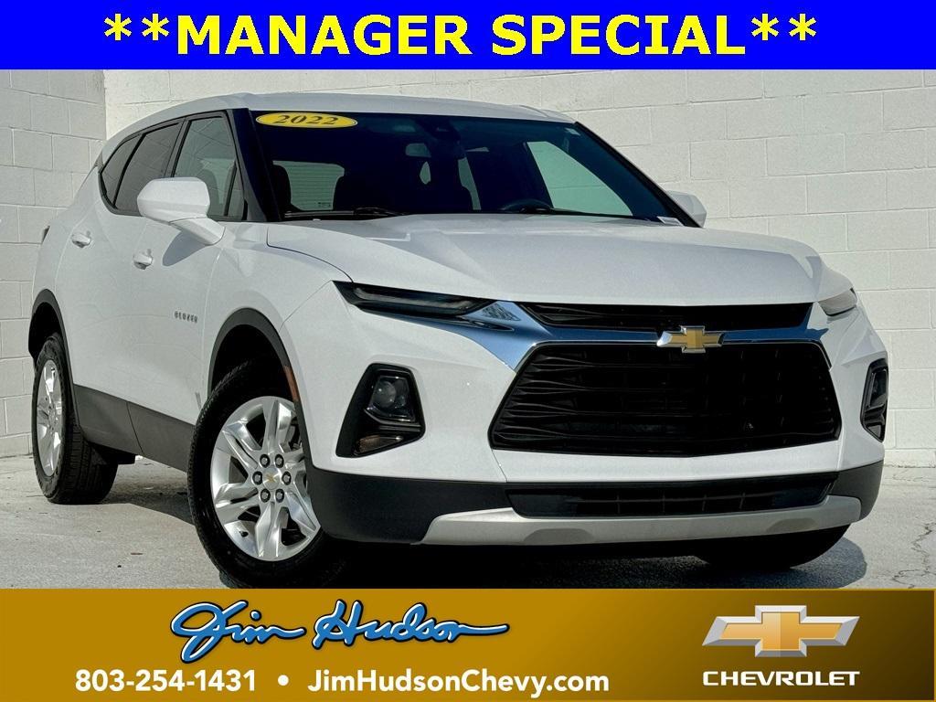 used 2022 Chevrolet Blazer car, priced at $23,724