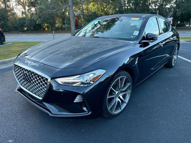 used 2021 Genesis G70 car, priced at $34,000