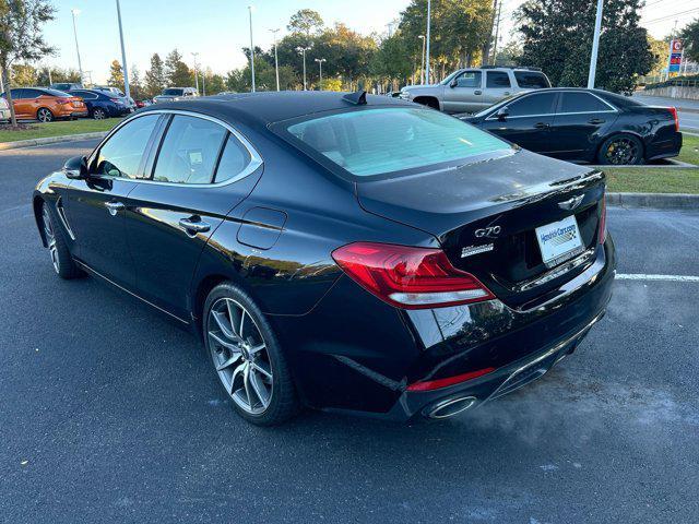 used 2021 Genesis G70 car, priced at $34,000