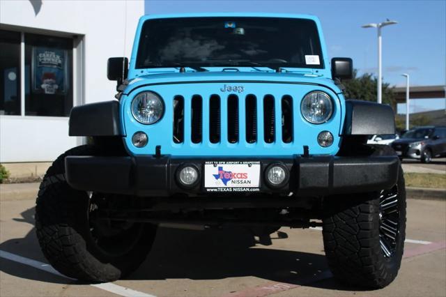 used 2018 Jeep Wrangler JK Unlimited car, priced at $25,901