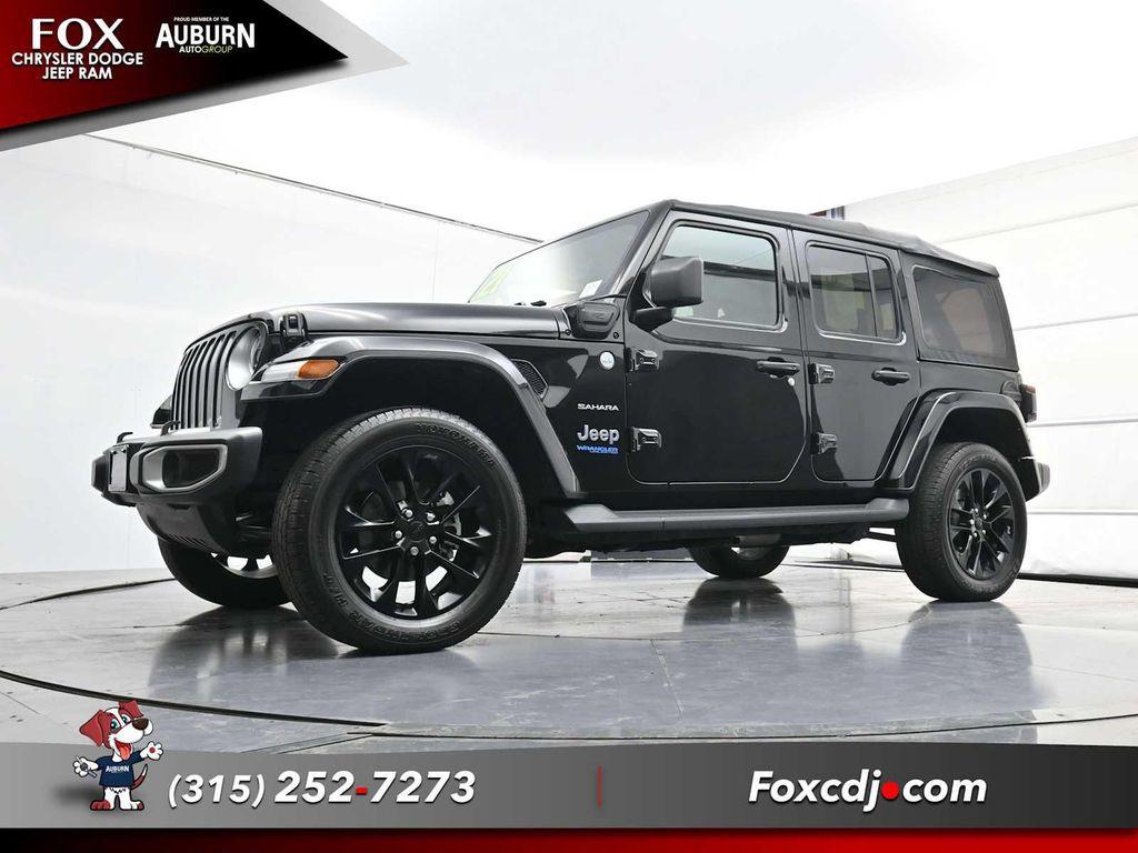 used 2021 Jeep Wrangler Unlimited 4xe car, priced at $32,995