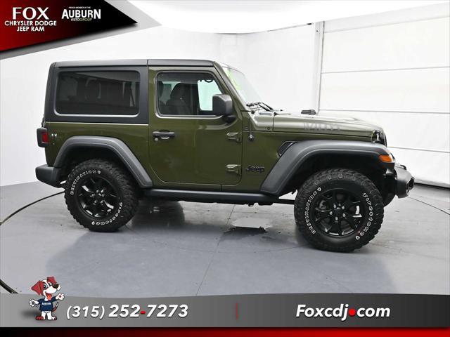 used 2021 Jeep Wrangler car, priced at $29,495
