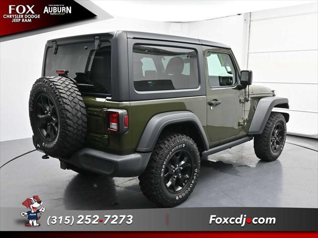 used 2021 Jeep Wrangler car, priced at $29,495