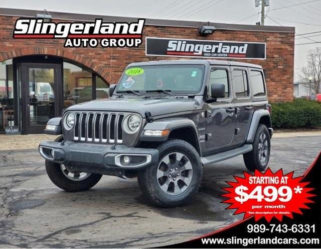 used 2018 Jeep Wrangler Unlimited car, priced at $32,459