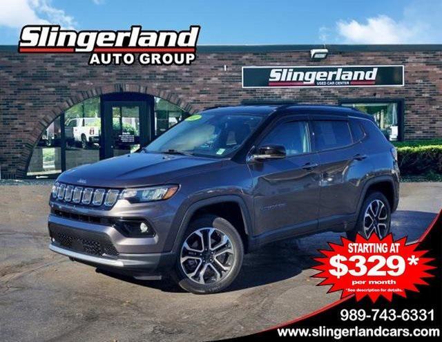 used 2022 Jeep Compass car, priced at $24,229