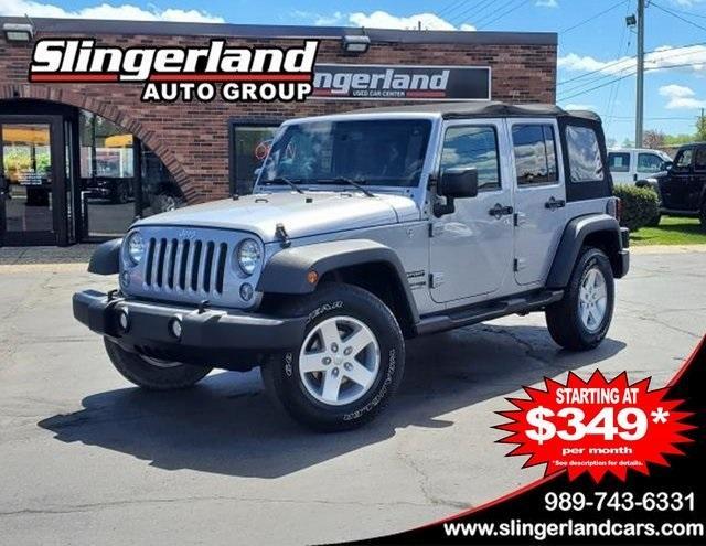 used 2018 Jeep Wrangler JK Unlimited car, priced at $22,489