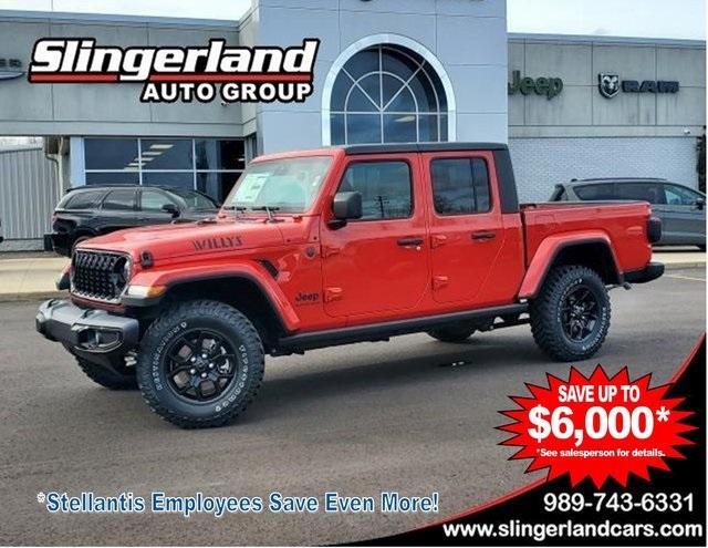 new 2024 Jeep Gladiator car, priced at $47,653