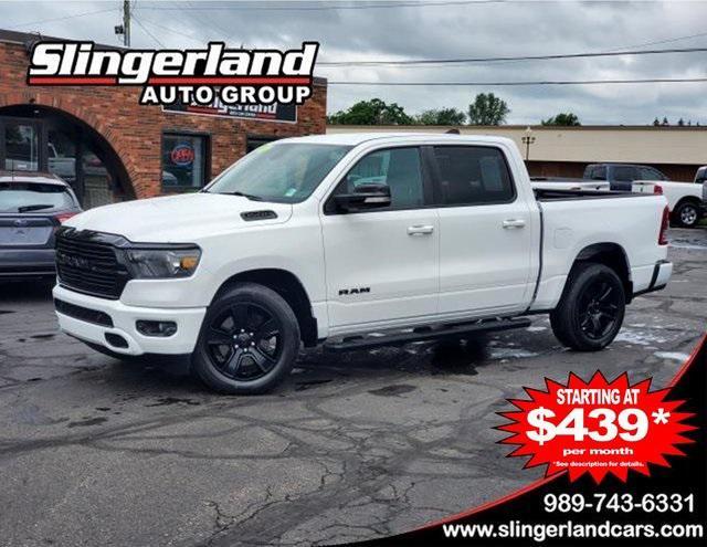 used 2021 Ram 1500 car, priced at $33,209