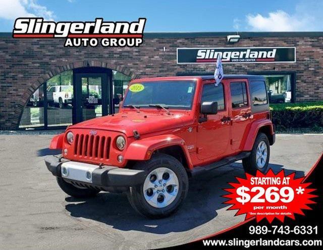 used 2015 Jeep Wrangler Unlimited car, priced at $15,659