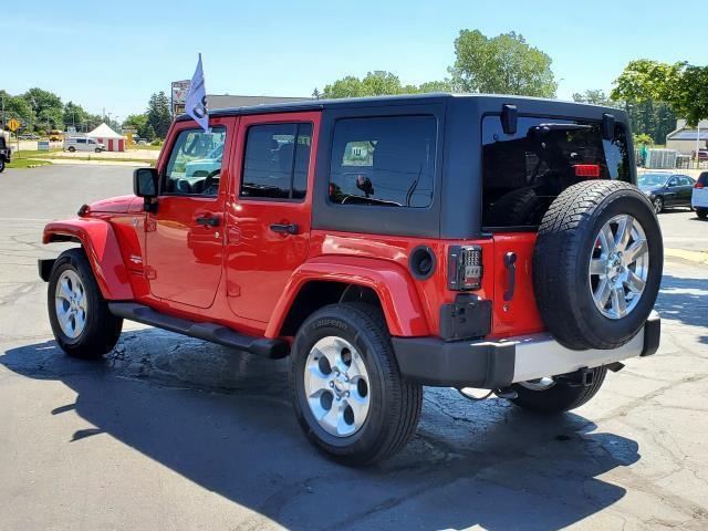 used 2015 Jeep Wrangler Unlimited car, priced at $15,659