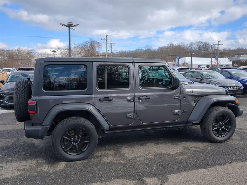 used 2021 Jeep Wrangler Unlimited car, priced at $24,499